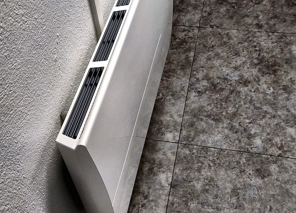 Bouche de ventilation VMC lors de l’installation
